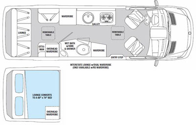 2014 Airstream Interstate 3500 - Lounge DWD