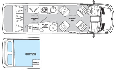 2014 Airstream Interstate 3500 - Lounge