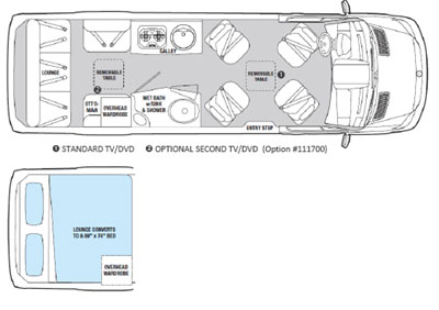 2013 Airstream Interstate 3500 - Lounge/WD