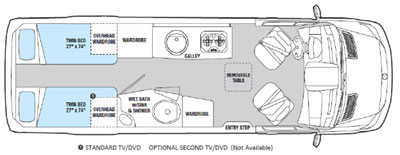 Airstream Interstate 3500 Twin/DWD
