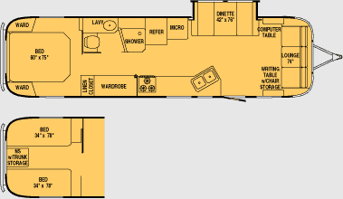 34W Airstream Classic Limited Slide-Out