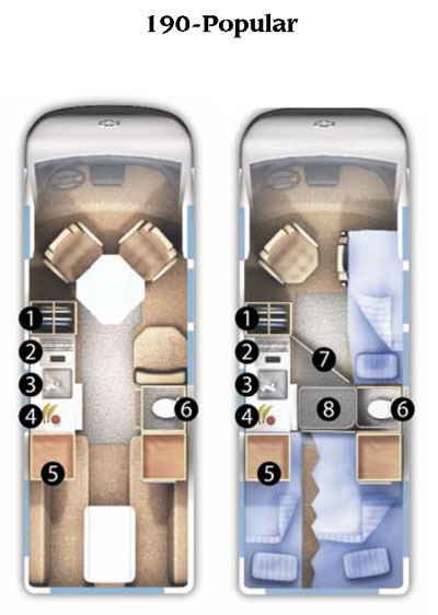 Roadtrek 170-Popular Floor Plan