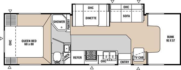 Georgie Boy Maverick 315SS Floor Plan