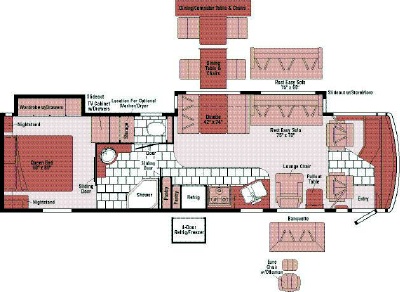 2005 Itasca Meridian 36G Floor Plan