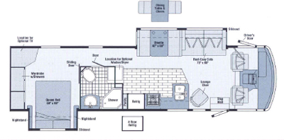 WinnebagoBrave 36M Floor Plan