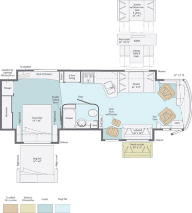 Itasca - 2012 Meridian 34Y Floor Plan