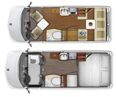 Roadtrek Zion Floor Plan