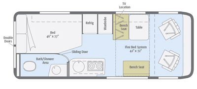 Travato Model 2016 Floorplans