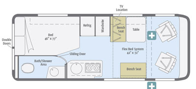 Travato Model 2014 Floorplans